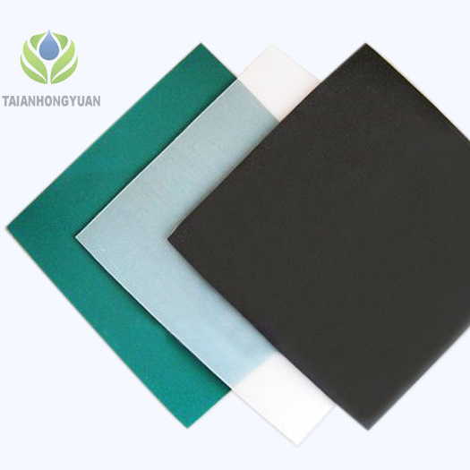 Membrana de HDPE de 2 mm personalizada para estanques con película impermeable estándar y texturizada ASTM GM 0