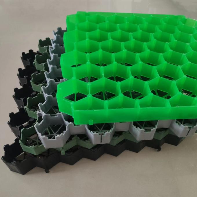 Diseño moderno Parking Honeycomb Gravel estabilizador de hierba para pavimentar la entrada 3