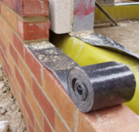 Curso a prueba de humedad de polietileno en relieve negro para la construcción de hoteles a prueba de agua 7