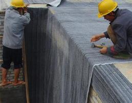 Revestimiento de arcilla geosintética de alta resistencia a la tracción con esterilla de membrana de bentonita impermeable 19